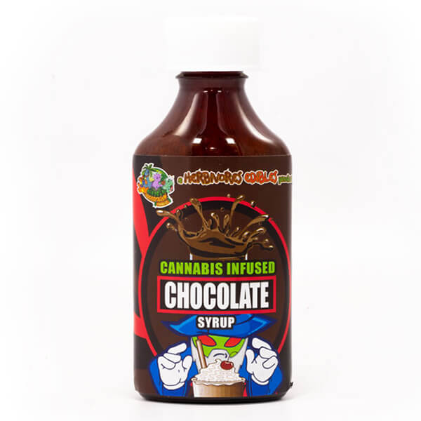 Sirop de chocolat infusé au cannabis Herbivore Edibles - 300 mg de sirop de chocolat THC (Exotica Farms)