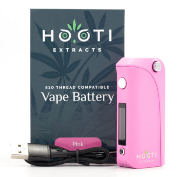 Hooti 510 Vape Battery Pink 2 350x350 - 510 Thread Battery (Hooti Extracts)