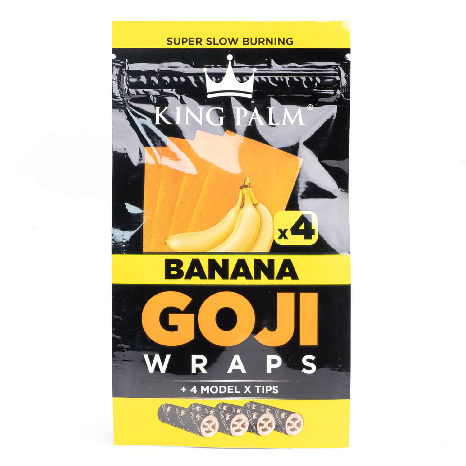 KingPalm Goji Wraps 4Pack Banana
