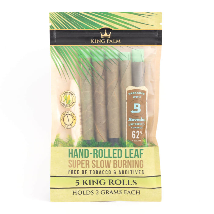 KingPalm Hand Rolled Leaf King Rolls 5Pack 700x700 - 5 Pack King Rolls (King Palm)