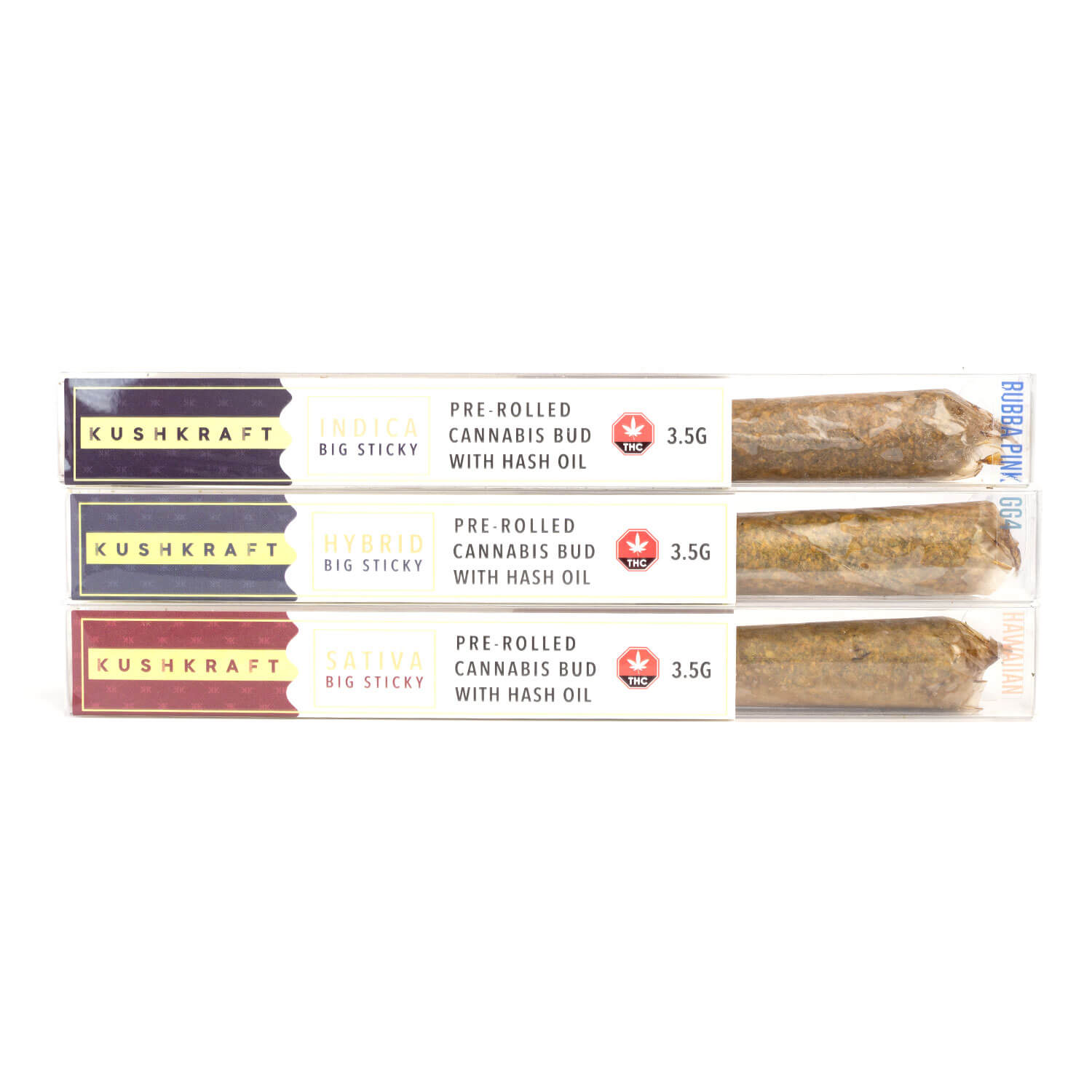 KushKraft Pre Rolled Cannabis Bud With Hash Oil Bundle