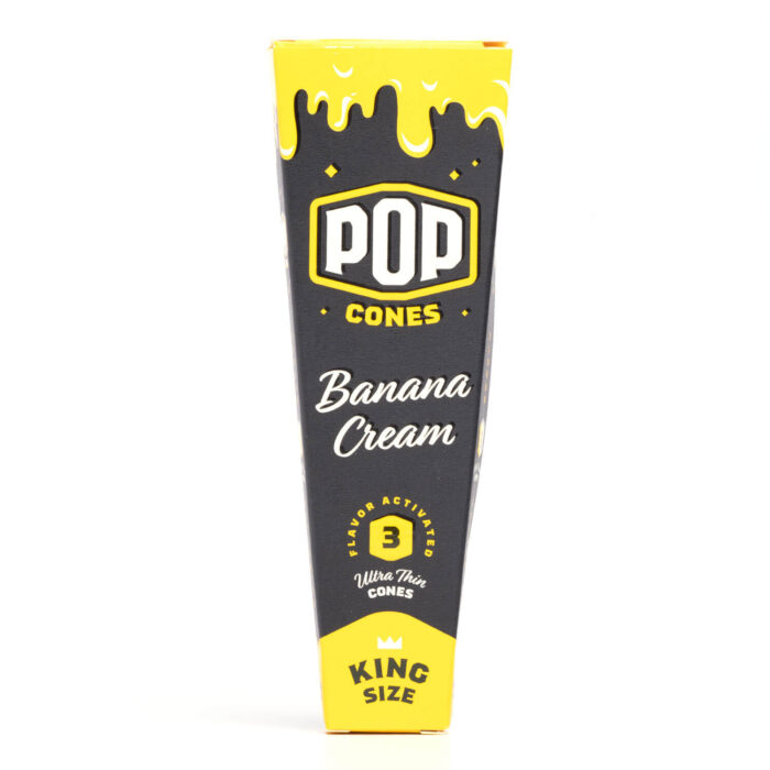 PopCones Banana Cream 700x700 - King Size Flavoured Cones (Pop Cones)