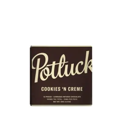 Potluck Cookies n Creme Chocolate 400x400 3 - Potluck Edibles Bundle