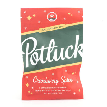 Potluck Cranberry Spice 350x350 - 100mg THC Gummies (Potluck)
