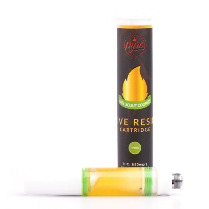 Pyro Live Resin Cartridge 1ml Girl Scout Cookies 2 700x700 - Live Resin Vape Cartridges (Pyro Extracts)