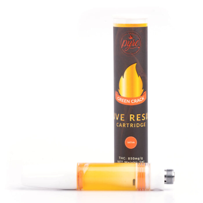 Pyro Live Resin Cartridge 1ml Green Crack 2 700x700 - Live Resin Vape Cartridges (Pyro Extracts)