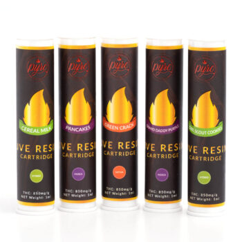 Cartouches Live Resin Vape (Extraits Pyro)