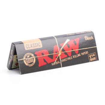 Raw Black Rolling Papers 350x350 - Black Rolling Papers (RAW)