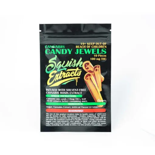 Squish Candy Jewels Cinnamon 510x510 - Candy Jewels 100mg THC (Squish Extracts)