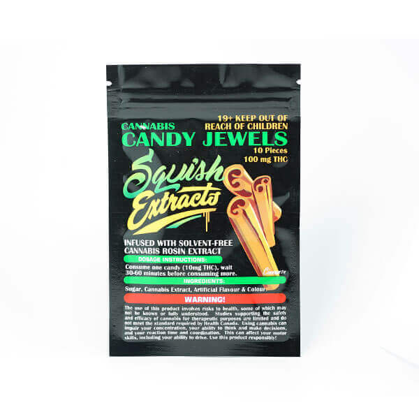 Squish Candy Jewels Cannelle - Candy Jewels 100mg THC (Extraits de Squish)