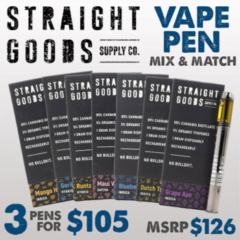 StraightGoods MixMatch Thumbnail 350x350 - Straight Goods Vape Pen Mix & Match