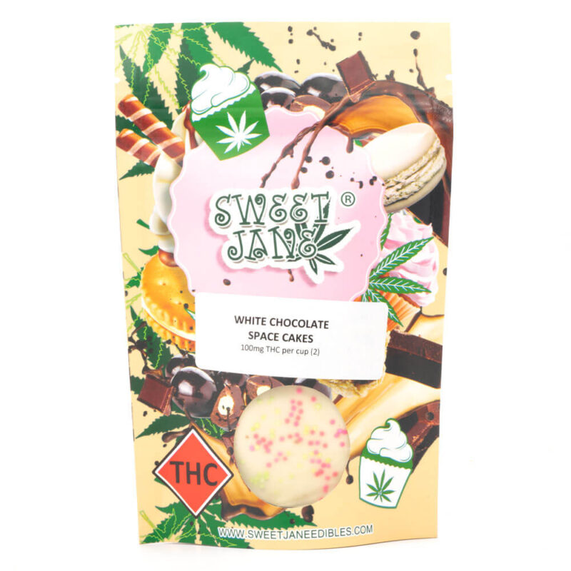 SweetJane White Chocolate Space Cakes 200MG THC