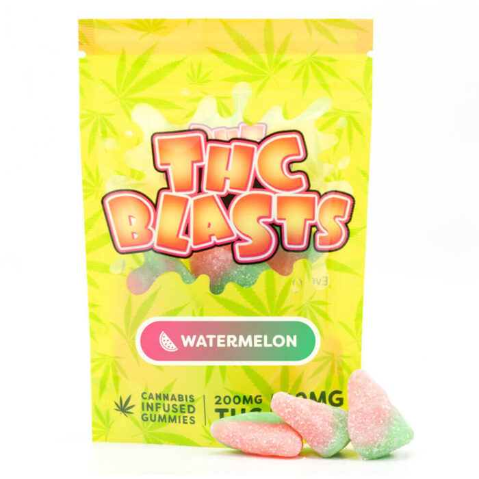 THCBlasts 200MG THC Watermelon 1 700x700 - THC Blasts Gummies (Blast Edibles)