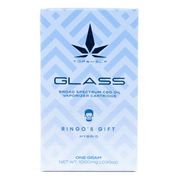 TopShelf Glass CBD Cartridge Ringos Gift 700x700 - Top Shelf 1g Glass Cartridge