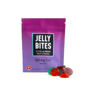 Twisted Extracts Indica Jelly Bites 500mg 350x350 - Twisted Extracts Indica Jelly Bites