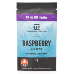 Twisted Extracts Raspberry ZZZ Bomb THC 80MG 247x247 - Raspberry ZZZ Bomb (Twisted Extracts)