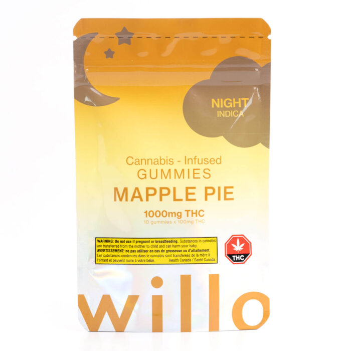 Willo 1000MG THC Gummies Mapple Pie 700x700 - Willo 1000mg Thc Gummies