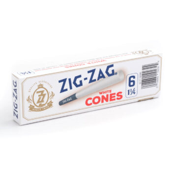 ZigZag White Cones 2 350x350 - Zig Zag Rolling Paper Cones