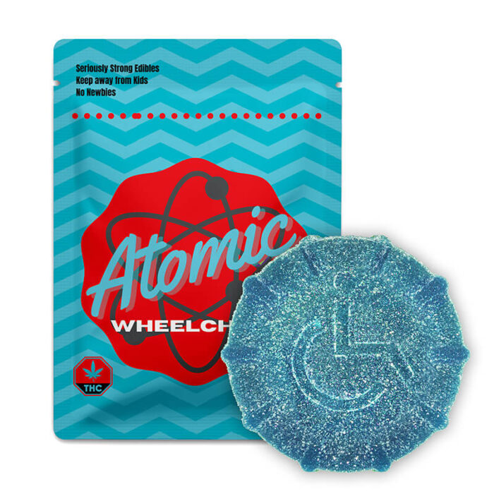 atomic wheelchair gummy blueberry web 700x700 - 2000mg THC Vegan Gummy (Atomic Wheelchair)