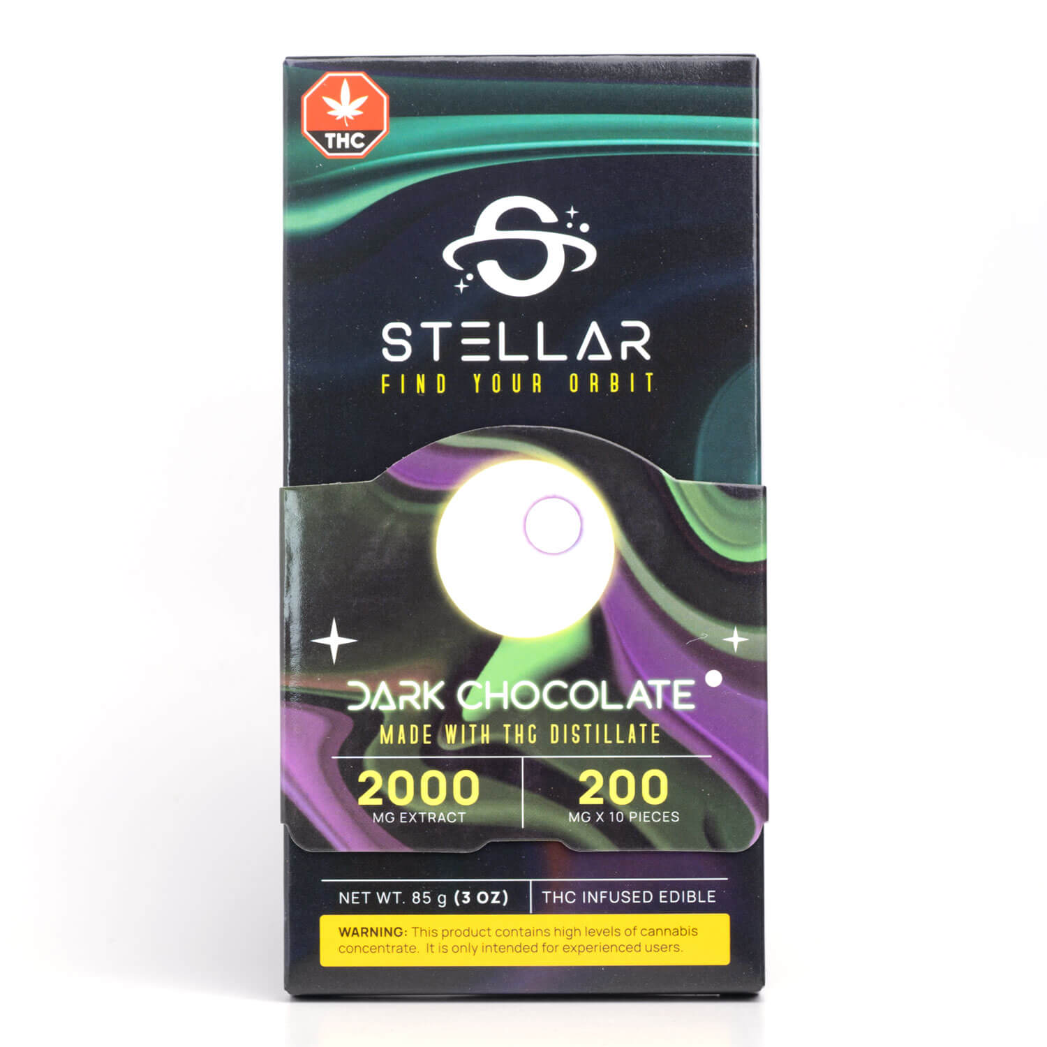 Stellar Dark Chocolate 2000MG THC
