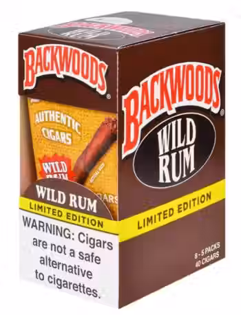 Wild Rum Backwoods – 5 pack