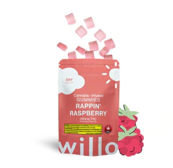 Willo 200mg THC Gummies - Bubbly Bubble Tea