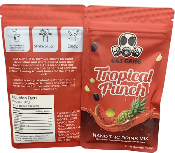 Gas Gang THC Drink Powder - Tropical Punch
